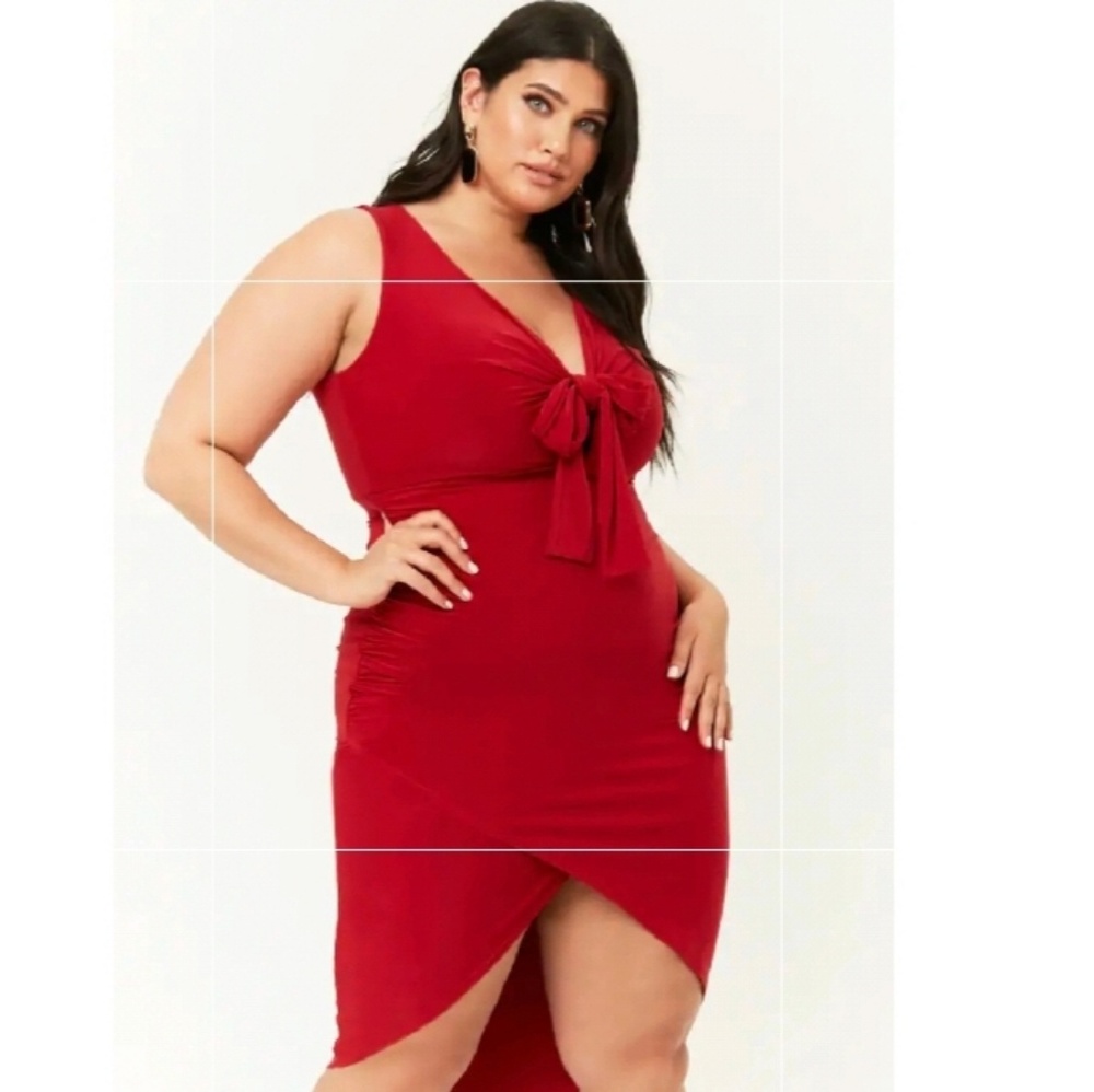 Red High low dress from Forever 21